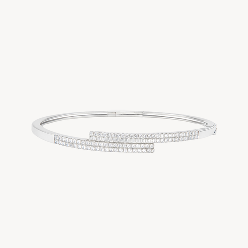 Petite Diamond & Tanzanite Bangle