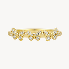 Petite Butterfly Diamond Ring