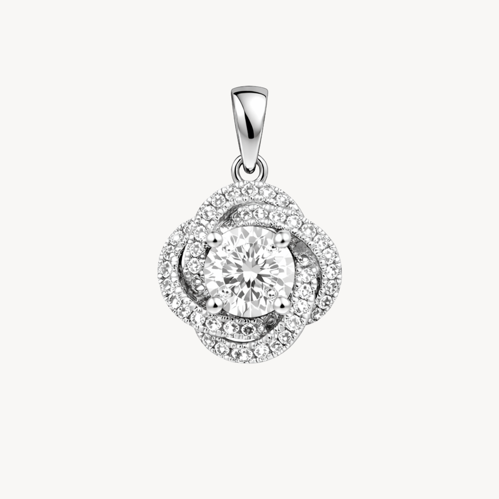 Lustrous Diamond Pendant