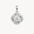 Lustrous Diamond Pendant