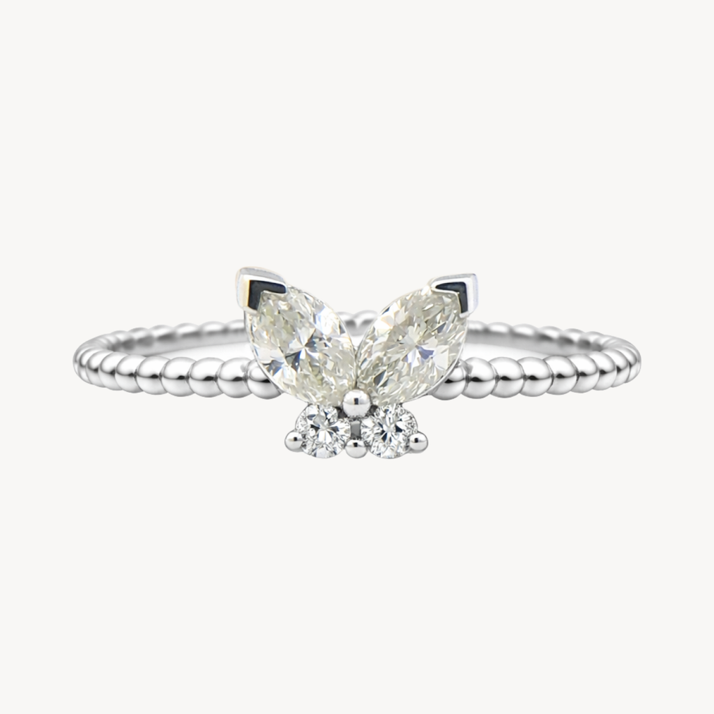 Imperial Butterfly Diamond Ring