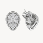Pear Diamond Stud Earring