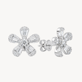 Dainty Earring White Gold Diamond