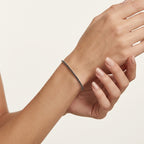 Legacy Diamond Bracelet worn by model - Vicenza Miami
