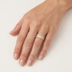 Serene Ring worn by model - Vicenza Miami