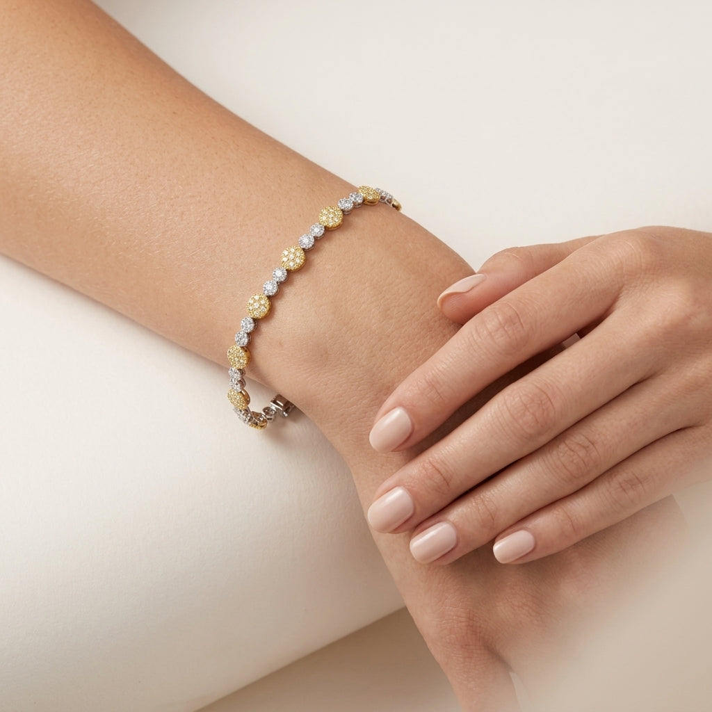 Eternal Bracelet worn by model - Vicenza Miami