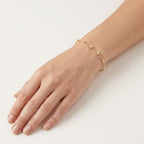 Diamond Station Flex Bangle worn by model - Vicenza Miami