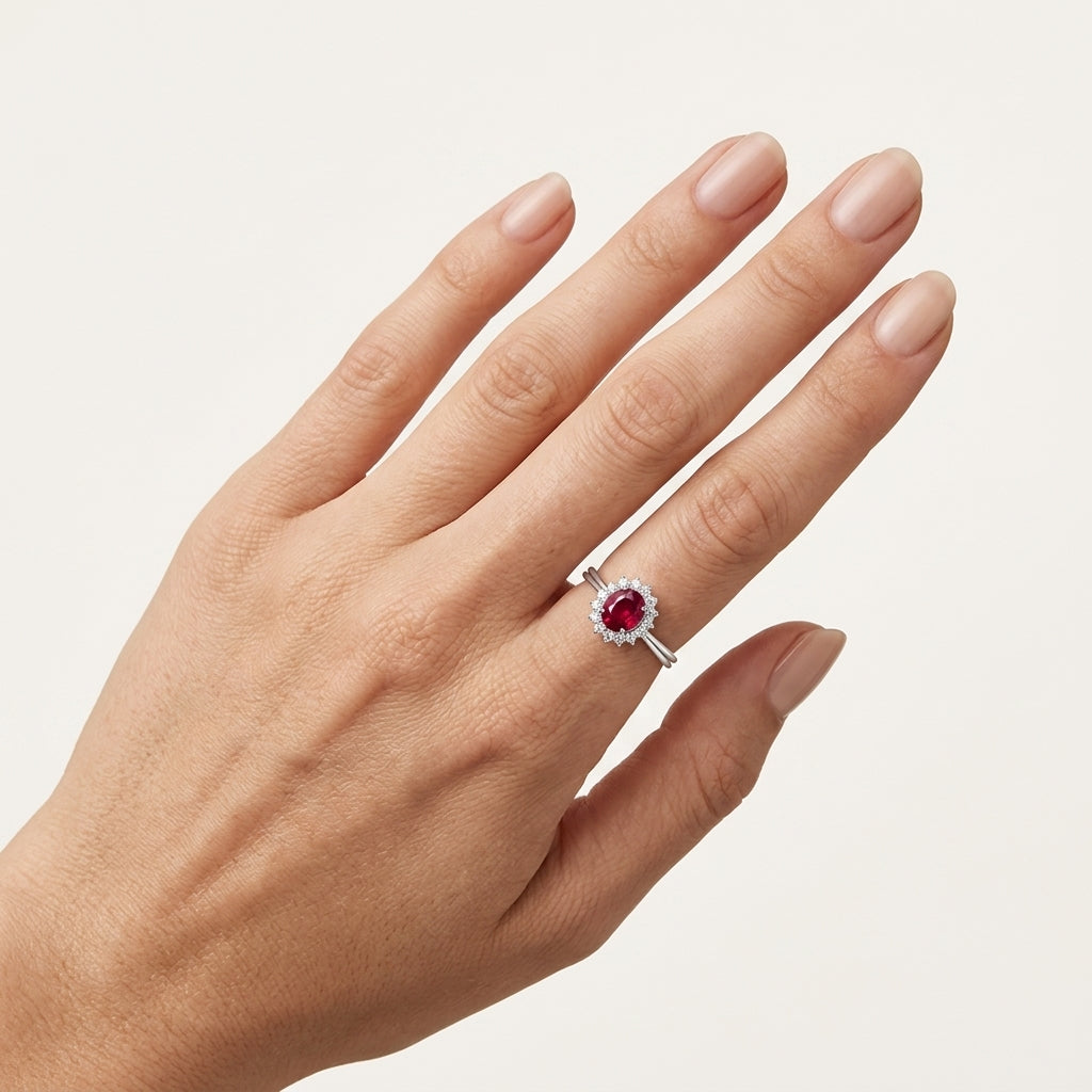 Precious Ring worn by model - Vicenza Miami