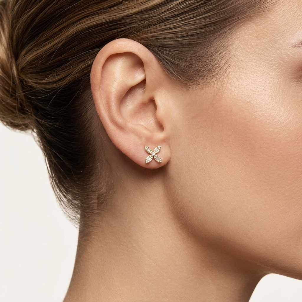 Lavish Earring worn by model - Vicenza Miami
