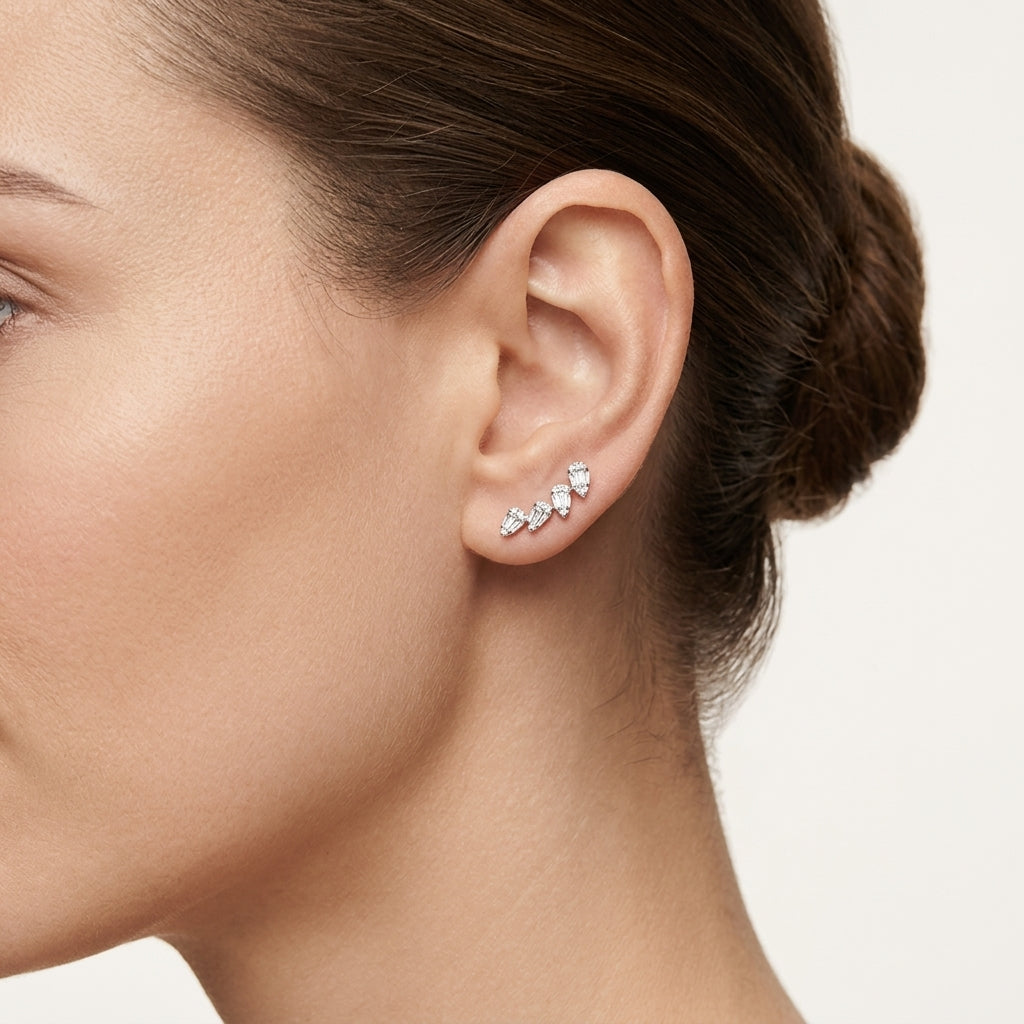 Celestial Earring worn by model - Vicenza Miami