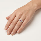 Luminous Ring worn by model - Vicenza Miami