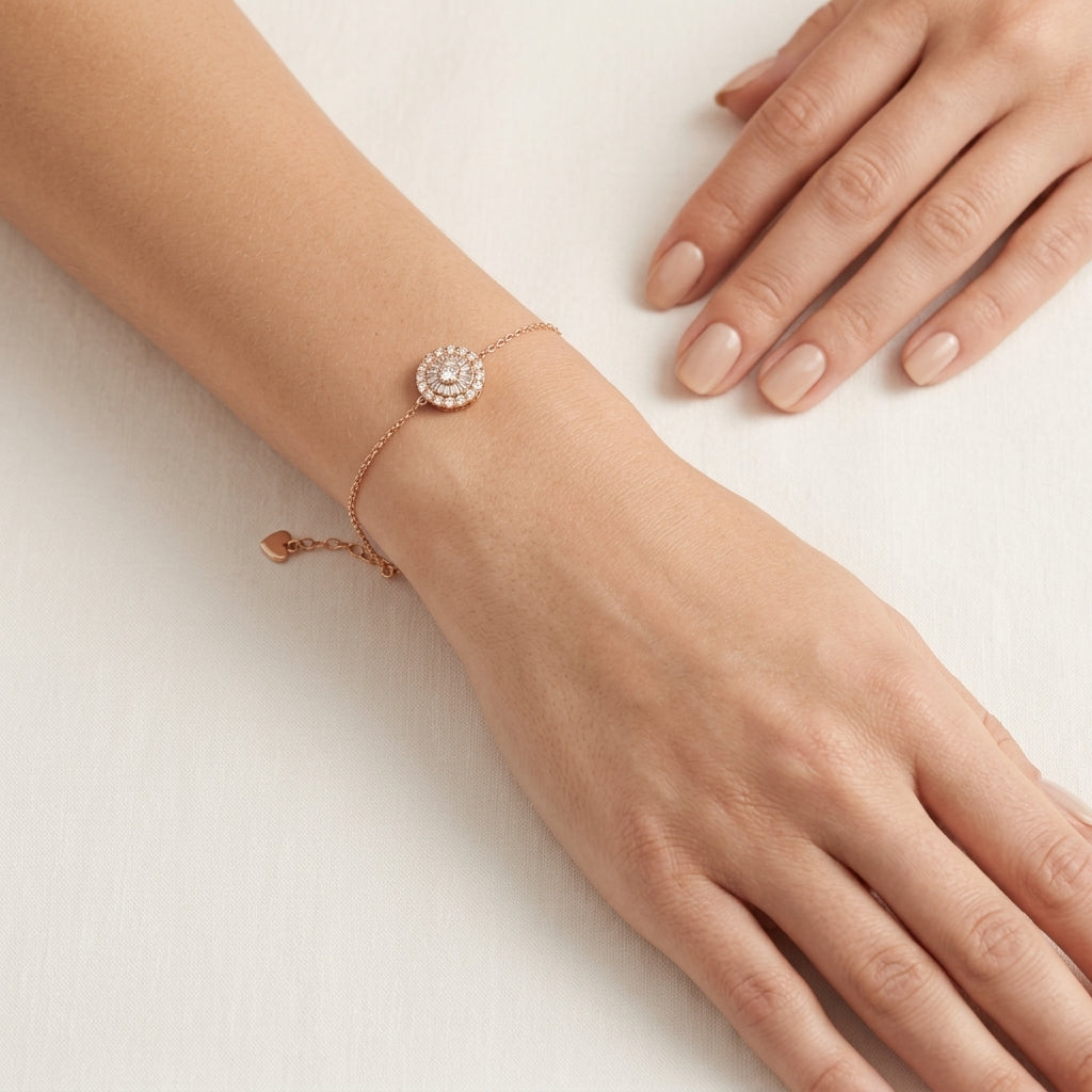 Timeless Bracelet worn by model - Vicenza Miami
