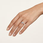 Royal Ring worn by model - Vicenza Miami