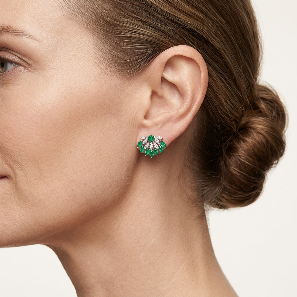 Enchanted Earring worn by model - Vicenza Miami