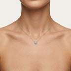 Signature Diamond Necklace worn by model - Vicenza Miami