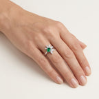 Essence Ring worn by model - Vicenza Miami