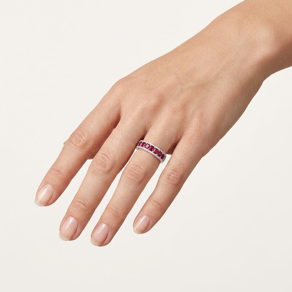 Classic Ring worn by model - Vicenza Miami