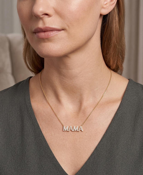 Diamond Mama Necklace (view 2) - Vicenza Miami