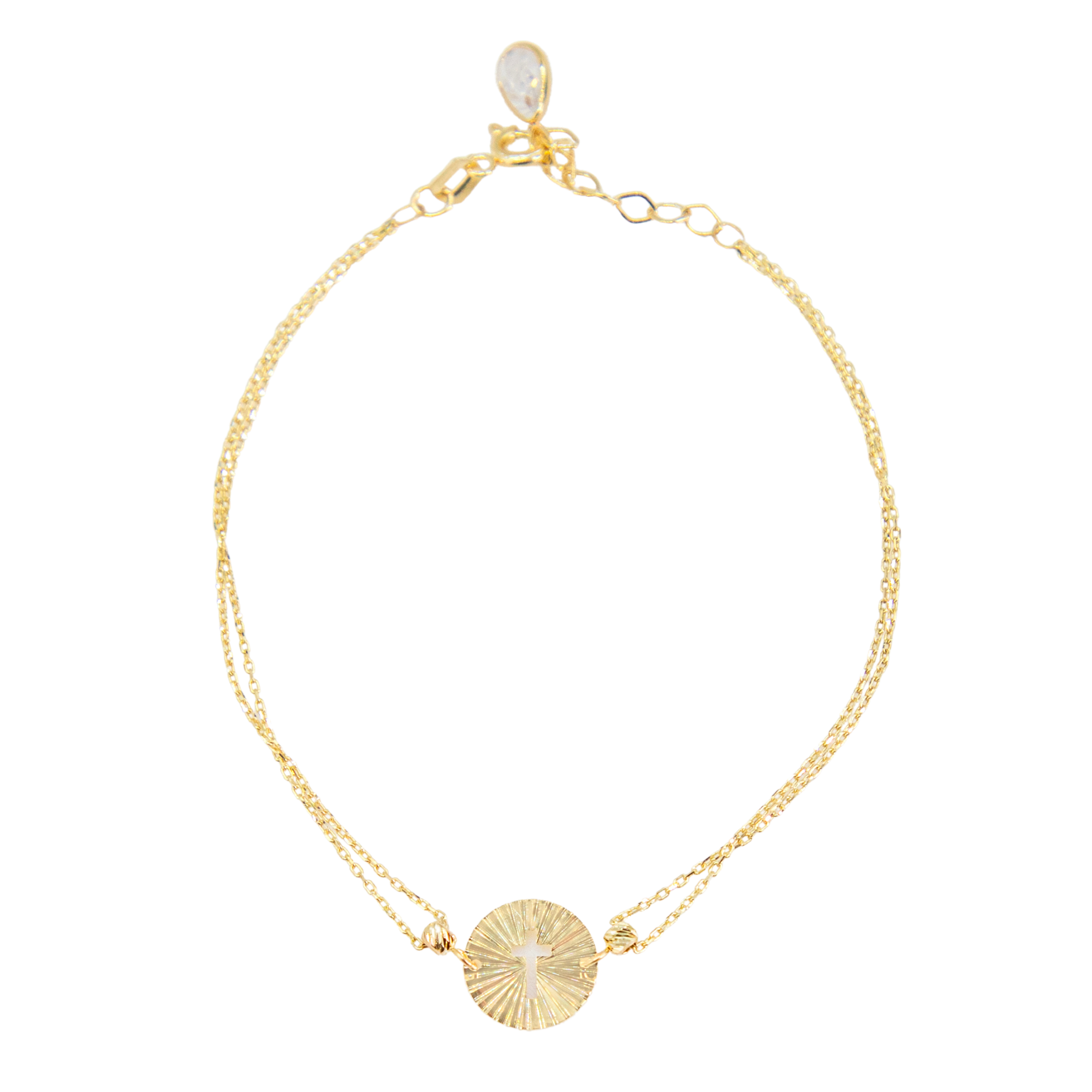 Cross Disc Bracelet