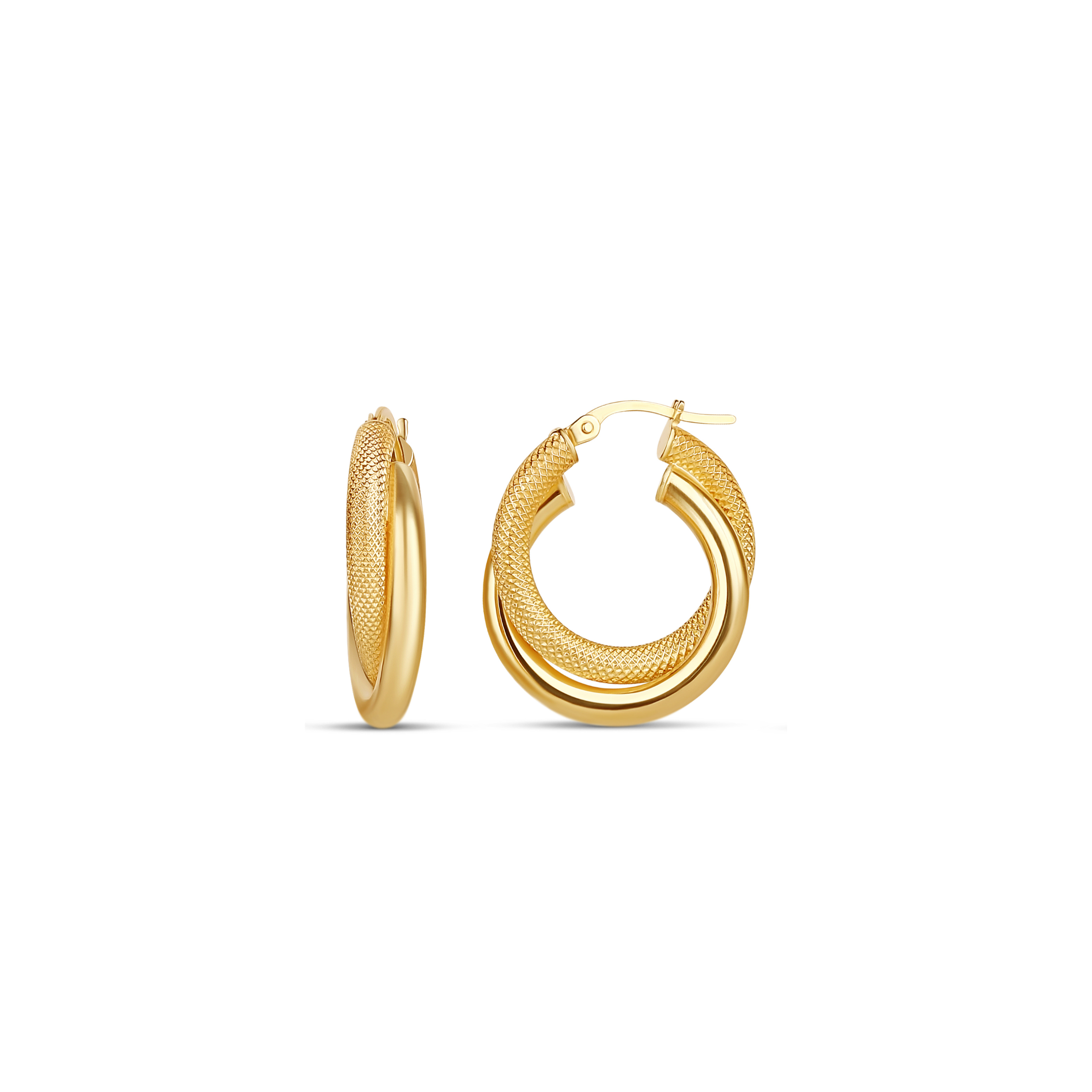 Entangled Hoops 4.73mm