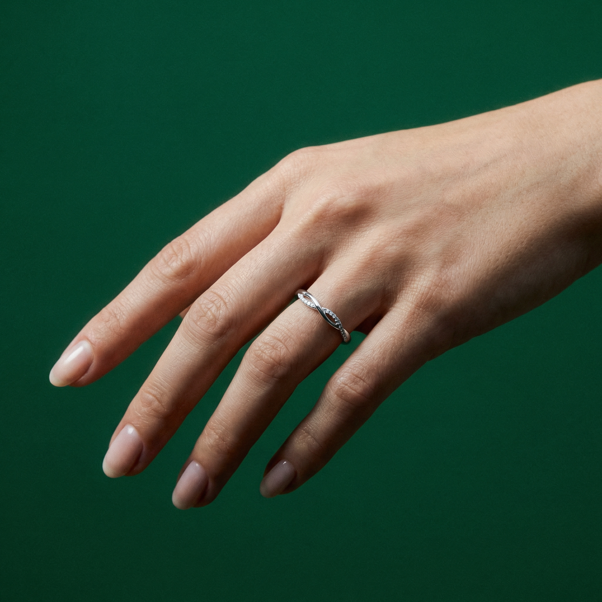 Radiant Band Diamond Ring
