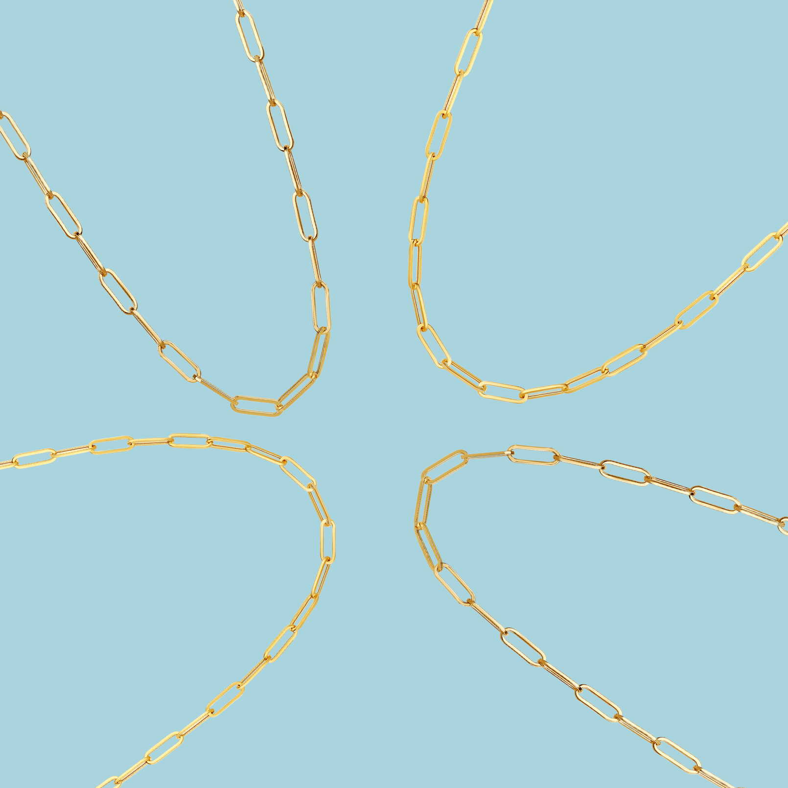 Thick Paperclip Necklace