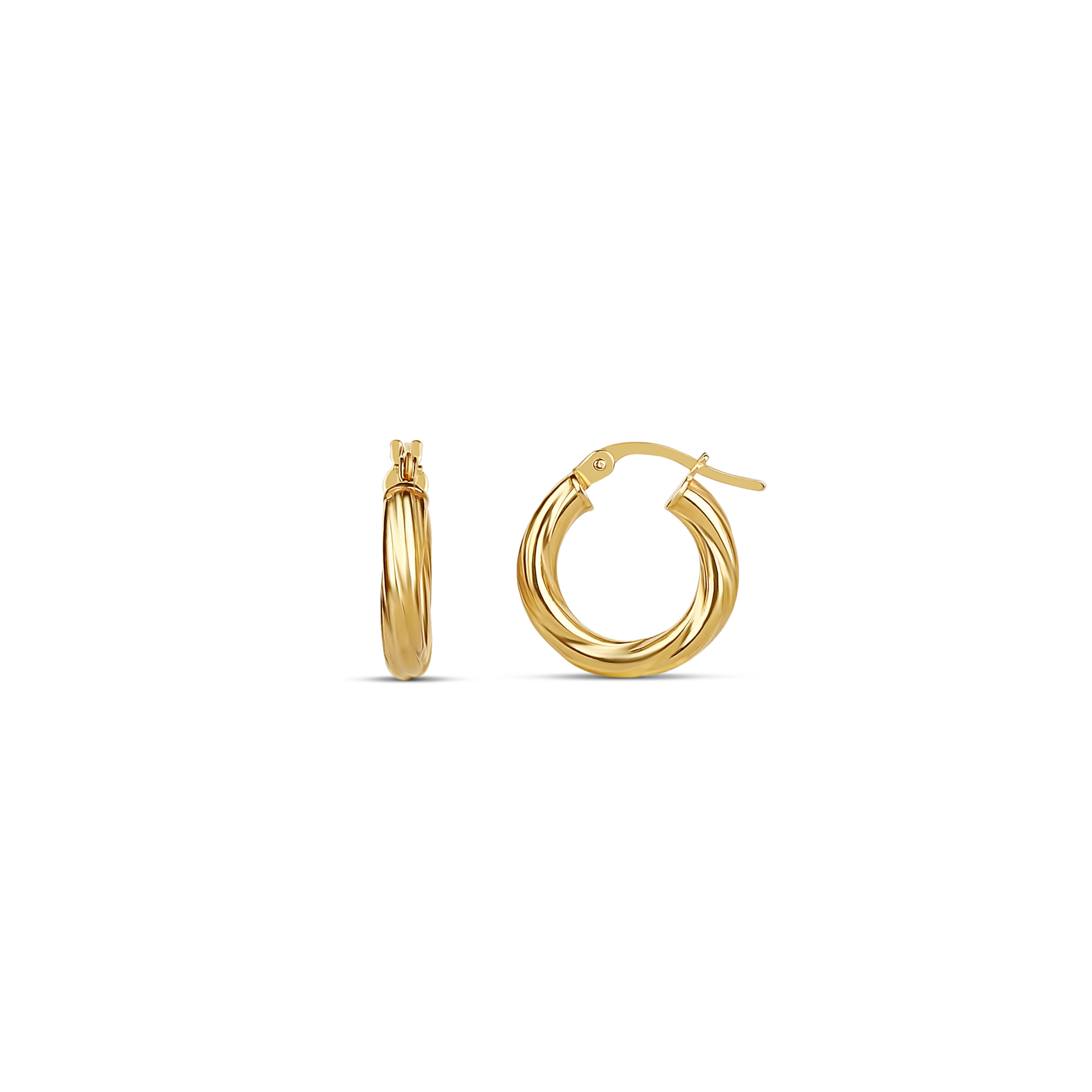 Twirl Mini Hoops 3mm