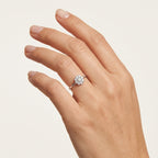 Luminous Diamond Ring worn by model - Vicenza Miami