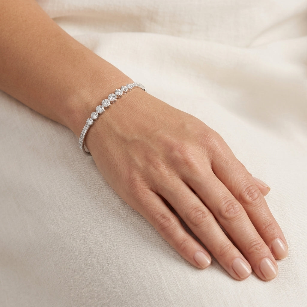 Embellished Bracelet worn by model - Vicenza Miami