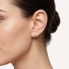Timeless Diamond Earring worn by model - Vicenza Miami