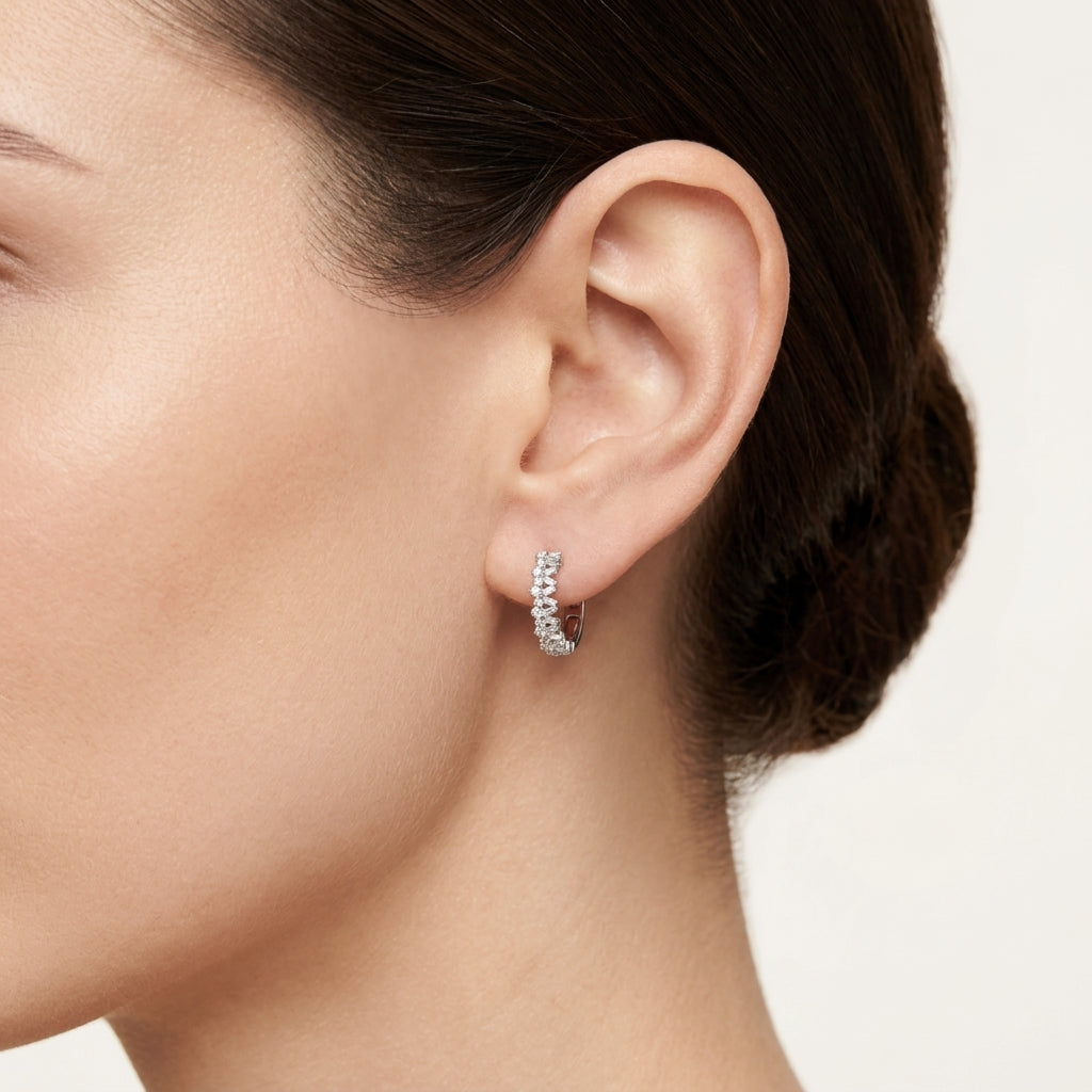 Exquisite Earring worn by model - Vicenza Miami
