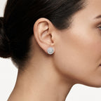 Prestige Diamond Earring worn by model - Vicenza Miami