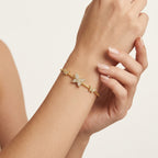 Brilliant Diamond Bangle worn by model - Vicenza Miami